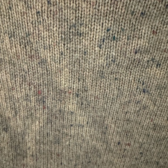 7 For All Mankind Wool/Cashmere Long Scoopneck Sweater Size M Taupe - Picture 5 of 12